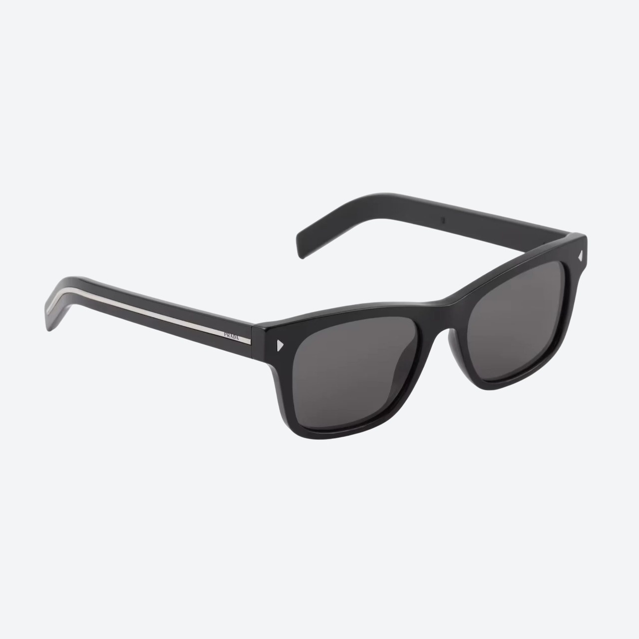 Oversized black Prada sunglasses